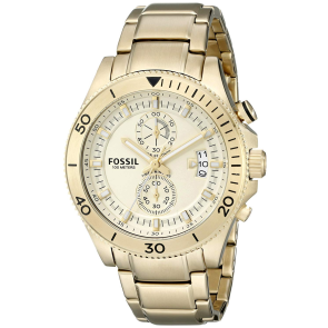 Horlogeband Fossil CH2974 Roestvrij staal (RVS) Doublé 22mm